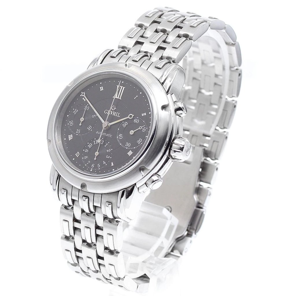 Gevril Greenwich K0111 Chronograph Black Dial Automatic Mens Watch894221